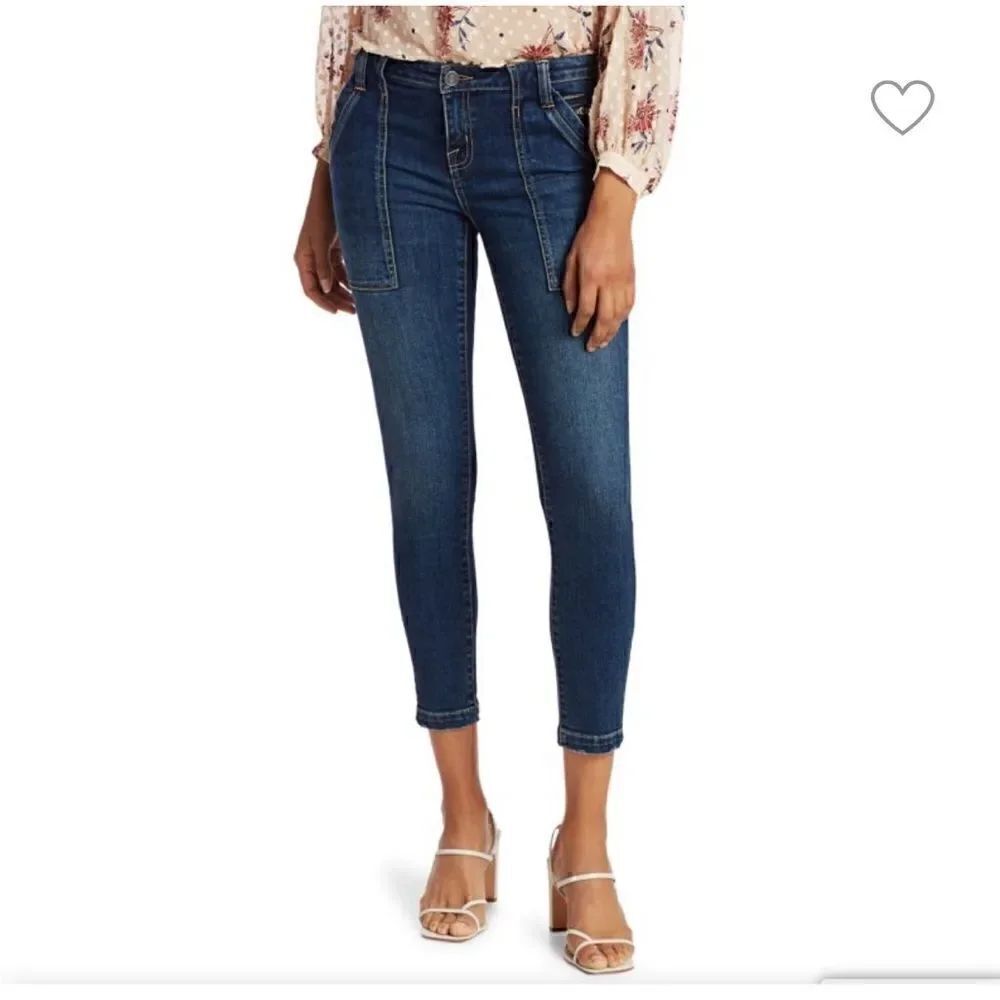 Joie Park Mid-Rise Cropped Skinny Jeans